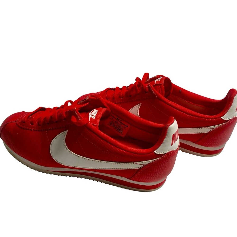 Nike Red Women's Athletic Shoes with White Swoosh - Picture 4 of 10